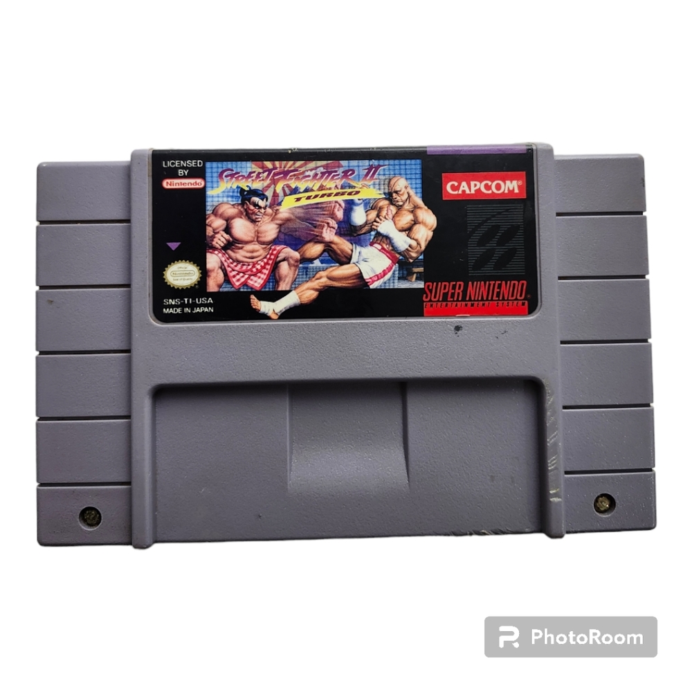 Street Fighter II 2 Turbo Super Nintendo SNES Game Cartridge Authentic Tested